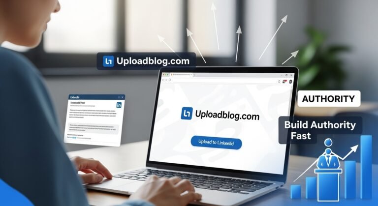 how to uploadblog on linkedin by uploadblog .com